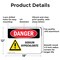 Signmission Sodium Hypochlorite Danger Sign, Aluminum, 18in W x 12in L, 2PK OS-2PACK-DS-A-1218-L-1577 - alternate 8